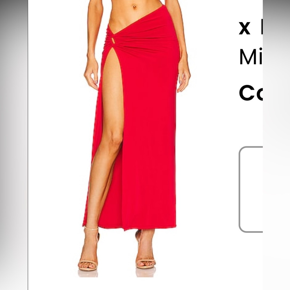 Revolve x Michael Costello rio skirt in red